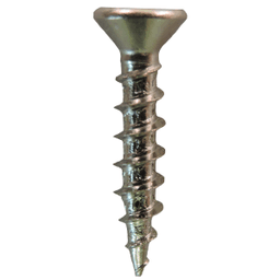 #6 x 5/8" Flat Head Drawer Slide Screws, Phillips Drive Coarse Thread and Sharp Point, Nickel, Box of 25 Thousand by Quickscrews - Main Image