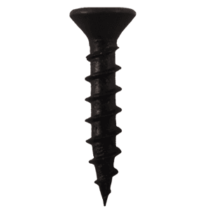 #6 x 1/2" Flat Head Drawer Slide Screws, Phillips Drive Coarse Thread and Sharp Point, Black, Box of 25 Thousand by Quickscrews - Alt Image 1