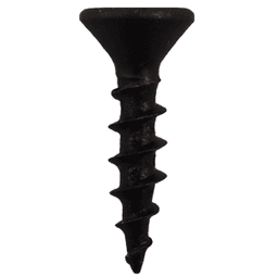 #8 x 5/8" Flat Head Drawer Slide Screws, Phillips Drive Coarse Thread and Sharp Point, Black, Box of Hundred by Quickscrews - Alt Image 1