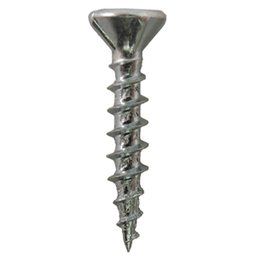 #8 x 1-1/2" Flat Head Assembly Screws, Phillips Drive Coarse Thread with Nibs and Sharp Point, Zinc, Box of 1 Thousand by Quickscrews - Alt Image 1