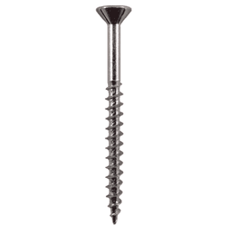#8 x 2" Flat Head Assembly Screws, Phillips Drive Coarse Thread with Nibs and Sharp Point, Zinc, Box of 1 Thousand by Quickscrews - Main Image