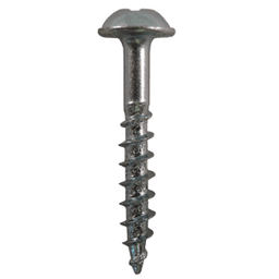 #8 x 1-1/8" Round Washer Head Assembly Screws, Square/Phillips Drive Coarse Thread and Sharp Point, Zinc, Box of 9 Thousand by Quickscrews - Alt Image 1