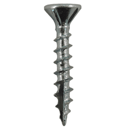 #8 x 1-5/8" Flat Head Assembly Screws, Square/Phillips Drive Coarse Thread with Nibs and Type 17 Auger Point, Zinc, Box of 1 Thousand by Quickscrews - Alt Image 1
