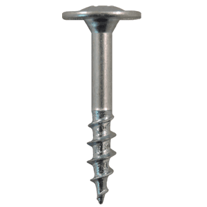 #8 x 1-1/4" Modified Washer Head Drawer Front Adjusting Screws, Phillips Drive Coarse Thread and Type 17 Auger Point, Zinc, Box of 6 Thousand by Quickscrews - Alt Image 1