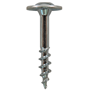 #8 x 1-1/4" Modified Washer Head Drawer Front Adjusting Screws, Phillips Drive Coarse Thread and Type 17 Auger Point, Zinc, Box of 6 Thousand by Quickscrews - Main Image