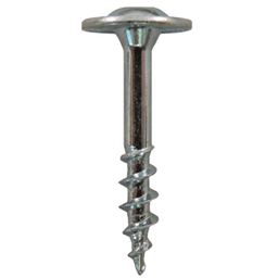#8 x 1-1/4" Modified Washer Head Drawer Front Adjusting Screws, Phillips Drive Coarse Thread and Type 17 Auger Point, Zinc, Box of 6 Thousand by Quickscrews - Main Image