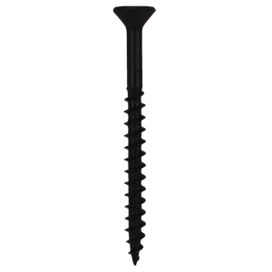 #8 x 2" Flat Head Assembly Screws, Phillips Drive Coarse Thread and Sharp Point, Black, Box of 4 Thousand by Quickscrews - Main Image