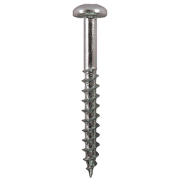 #8 x 1-1/2" Pan Head Hinge Edge Screws, Phillips Drive Coarse Thread and Sharp Point, Zinc, Box of 1 Thousand by Quickscrews - Main Image