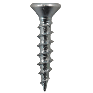 #5 x 5/8" Flat Head Drawer Slide Screws, Phillips Drive Coarse Thread and Sharp Point, Zinc, Box of 1 Thousand by Quickscrews - Main Image