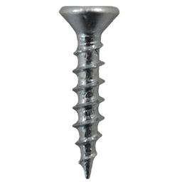 #5 x 5/8" Flat Head Drawer Slide Screws, Phillips Drive Coarse Thread and Sharp Point, Zinc, Box of 1 Thousand by Quickscrews - Main Image