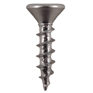 #8 x 1-1/4" Flat Head Assembly Screws, Phillips Drive Coarse Thread and Sharp Point, Zinc, Box of 1 Thousand by Quickscrews - Main Image