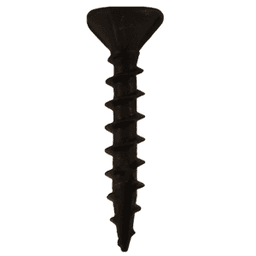 #8 x 1-3/4" Flat Head Assembly Screws, Square Drive Coarse Thread and Sharp Point, Black, Box of 1 Thousand by Quickscrews - Alt Image 1
