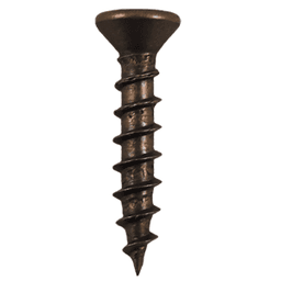 #6 x 5/8" Flat Head Drawer Slide Screws, Phillips Drive Coarse Thread and Sharp Point, Antique Brass, Box of 1 Thousand by Quickscrews - Main Image