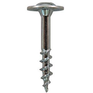 #8 x 1-1/4" Large Round Washer Head Drawer Front Adjusting Screws, Phillips Drive Coarse Thread and Sharp Point, Zinc, Box of 1 Thousand by Quickscrews - Alt Image 1