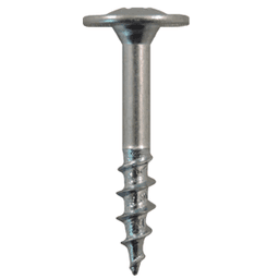 #8 x 1-1/8" Large Round Washer Head Drawer Front Adjusting Screws, Phillips Drive Coarse Thread and Sharp Point, Zinc, Box of 1 Thousand by Quickscrews - Main Image