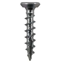 #6 x 5/8" Flat Head Undercut Screws, Phillips Drive Coarse Thread and Type 17 Auger Point, Zinc, Box of 25 Thousand by Quickscrews - Alt Image 1