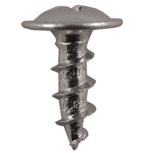 #8 x 7/16" Round Washer Head Drawer Slide Screws, Phillips Drive Coarse Thread and Sharp Point, Zinc, Box of 5 Thousand by Quickscrews - Alt Image 1