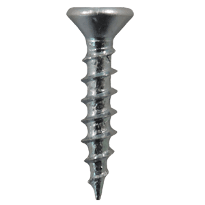 #5 x 5/8" Flat Head Drawer Slide Screws, Phillips Drive Coarse Thread and Sharp Point, Zinc, Box of 5 Thousand by Quickscrews - Main Image