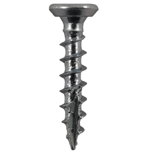 #6 x 3/4" Flat Head Undercut Screws, Phillips Drive Coarse Thread and Type 17 Auger Point, Zinc, Box of 5 Thousand by Quickscrews - Main Image