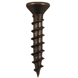 #6 x 5/8" Flat Head Drawer Slide Screws, Phillips Drive Coarse Thread and Sharp Point, Antique Brass, Box of 5 Thousand by Quickscrews - Main Image