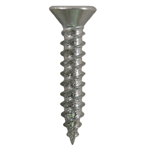 #4 x 5/8" Flat Head Hinge Edge Screws, Phillips Drive Twinfast Thread and Twinfast Point, Zinc, Box of 1 Thousand by Quickscrews - Main Image