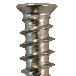 6mm x 10.5mm Flat Head Euro Screws, Pozi Drive Type B Thread and Blunt Point, Nickel, Box of 1 Thousand by Quickscrews - Main Image