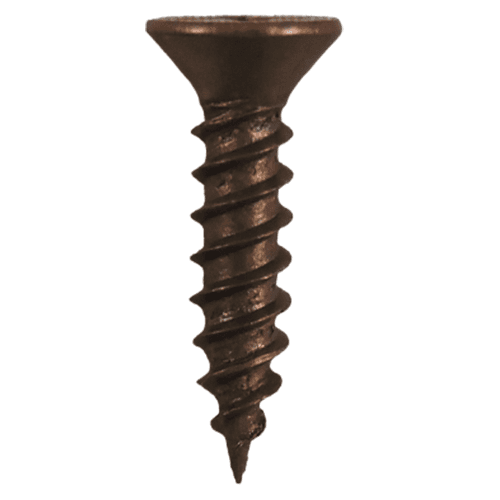 #6 x 5/8" Flat Head Hinge Edge Screws, Phillips Drive Twinfast Thread and Twinfast Point, Antique Brass, Box of 5 Thousand by Quickscrews - Main Image