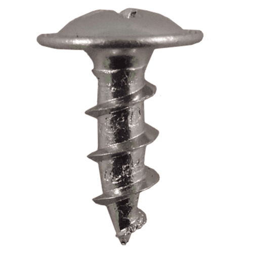 #8 x 7/16" Round Washer Head Drawer Slide Screws, Phillips Drive Coarse Thread and Sharp Point, Zinc, Box of 1 Thousand by Quickscrews - Alt Image 1