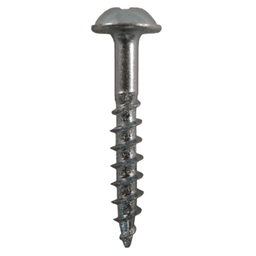 #8 x 1-1/8" Round Washer Head Assembly Screws, Square/Phillips Drive Coarse Thread and Sharp Point, Zinc, Box of 9 Thousand by Quickscrews - Main Image