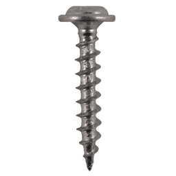 #8 x 1-1/4" Round Washer Head Assembly Screws, Square/Phillips Drive Coarse Thread and Sharp Point, Zinc, Box of 1 Thousand by Quickscrews - Alt Image 1