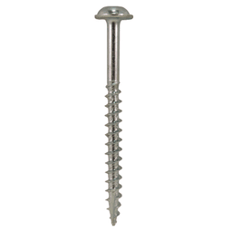 #8 x 3" Round Washer Head Assembly Screws, Square/Phillips Drive Coarse Thread and Sharp Point, Zinc, Box of 5 Hundred by Quickscrews - Alt Image 1