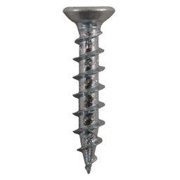 #6 x 3/4" Flat Head Undercut Screws, Phillips Drive Coarse Thread and Sharp Point, Zinc, Box of Hundred by Quickscrews - Main Image