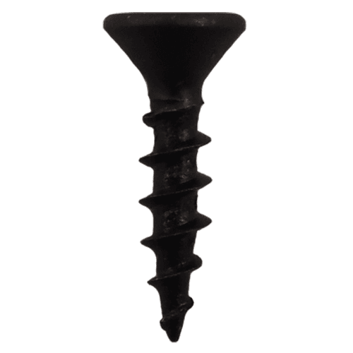 #8 x 3/4" Flat Head Drawer Slide Screws, Phillips Drive Coarse Thread and Sharp Point, Black, Box of 1 Thousand by Quickscrews - Main Image