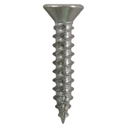 #4 x 5/8" Flat Head Hinge Edge Screws, Phillips Drive Twinfast Thread and Twinfast Point, Zinc, Box of Hundred by Quickscrews - Main Image