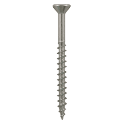 #6 x 1-1/2" Flat Head Drawer Slide Screws, Phillips Drive Coarse Thread and Sharp Point, Zinc, Box of Hundred by Quickscrews - Main Image