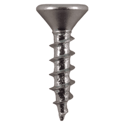 #8 x 3/4" Flat Head Drawer Slide Screws, Phillips Drive Coarse Thread and Sharp Point, Zinc, Box of Hundred by Quickscrews - Main Image