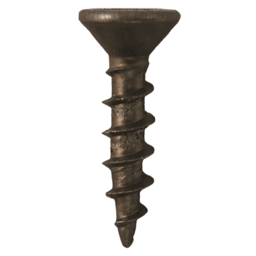 #8 x 1-1/2" Flat Head Assembly Screws, Square/Phillips Drive Coarse Thread and Sharp Point, Plain, Box of Hundred by Quickscrews - Alt Image 1