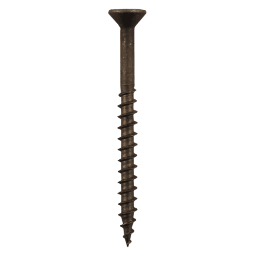 #8 x 1-3/4" Flat Head Assembly Screws, Square/Phillips Drive Coarse Thread and Sharp Point, Plain, Box of Hundred by Quickscrews - Main Image