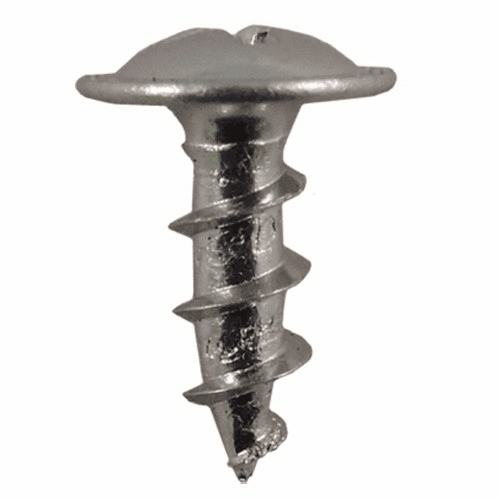 #8 x 7/16" Round Washer Head Drawer Slide Screws, Phillips Drive Coarse Thread and Sharp Point, Zinc, Box of Hundred by Quickscrews - Alt Image 1