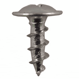 #8 x 7/16" Round Washer Head Drawer Slide Screws, Phillips Drive Coarse Thread and Sharp Point, Zinc, Box of Hundred by Quickscrews - Alt Image 1