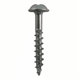 #8 x 3" Round Washer Head Assembly Screws, Square/Phillips Drive Coarse Thread and Sharp Point, Zinc, Box of Fifty by Quickscrews - Alt Image 1