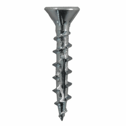 #8 x 1-5/8" Flat Head Assembly Screws, Phillips Drive Coarse Thread with Nibs and Double Auger Point, Zinc, Box of 1 Thousand by Quickscrews - Alt Image 1