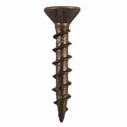 #8 x 2-1/4" Flat Head Assembly Screws, Phillips Drive Coarse Thread with Nibs and Double Auger Point, Plain, Box of 1 Thousand by Quickscrews - Alt Image 1