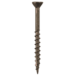#8 x 2" Flat Head Assembly Screws, Phillips Drive Coarse Thread with Nibs and Double Auger Point, Plain, Box of 1 Thousand by Quickscrews - Alt Image 1
