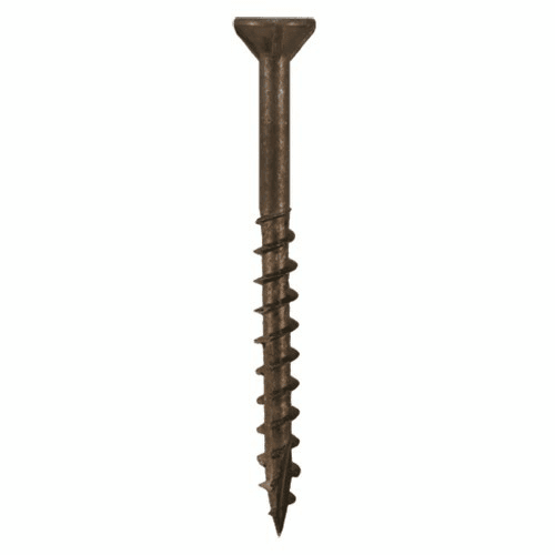 #8 x 2-1/4" Flat Head Assembly Screws, Phillips Drive Coarse Thread with Nibs and Double Auger Point, Plain, Box of 1 Thousand by Quickscrews - Main Image