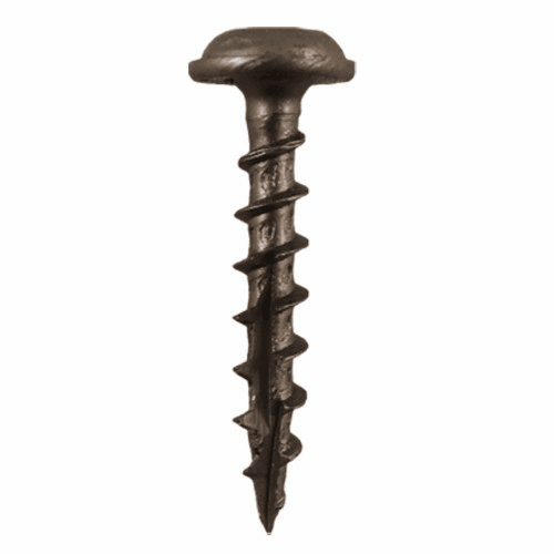 #8 x 2" Round Washer Head Assembly Screws, Square/Phillips Drive Coarse Thread and Double Auger Point, Plain, Box of Hundred by Quickscrews - Alt Image 1