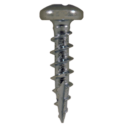 #8 x 5/8" Pan Head Hinge Edge Screws, Phillips Drive Coarse Thread and Type 17 Auger Point, Zinc, Box of 1 Thousand by Quickscrews - Main Image