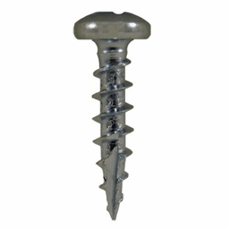 #8 x 7/8" Pan Head Hinge Edge Screws, Phillips Drive Coarse Thread and Type 17 Auger Point, Zinc, Box of 1 Thousand by Quickscrews - Alt Image 1