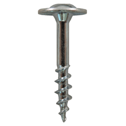 #8 x 7/8" Large Round Washer Head Drawer Front Adjusting Screws, Phillips Drive Coarse Thread and Sharp Point, Zinc, Box of 1 Thousand by Quickscrews - Main Image
