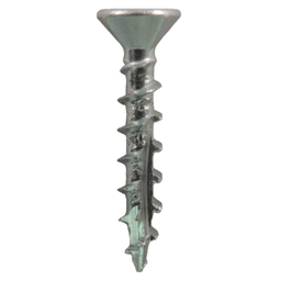 #8 x 1" Flat Head Assembly Screws, Square/Phillips Drive Coarse Thread with Nibs and Double Auger Point, Zinc, Box of Hundred by Quickscrews - Main Image